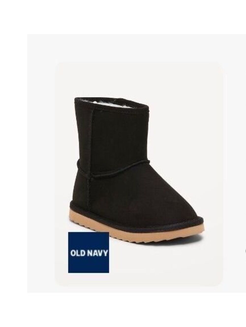 Faux-Suede Faux-Fur Lined Boots for Toddler Girls